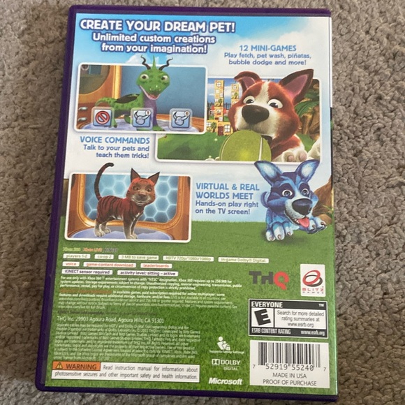 4 XBOX 360 Games: Kinect Sports Season 2, Wipeout, Fantastic Pets & Adventures - Picture 7 of 16